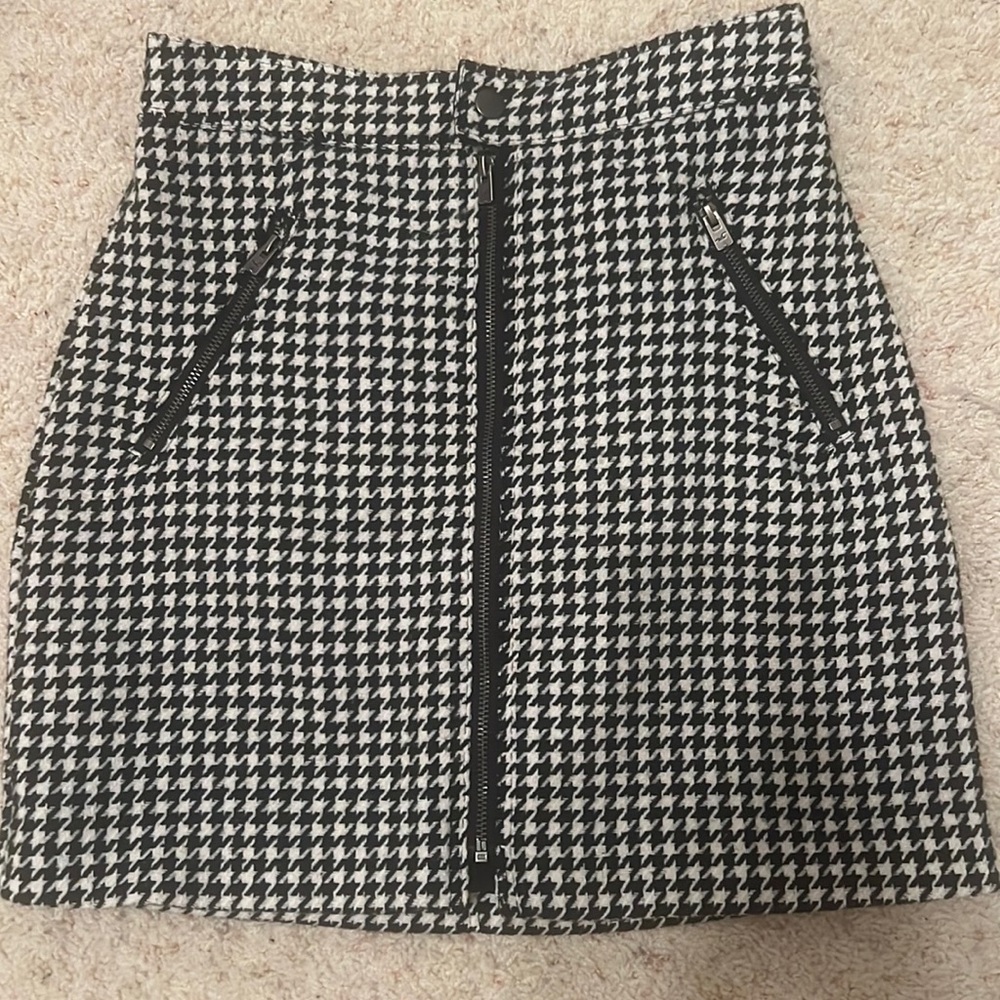 Black and white skirt